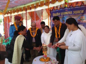 मकवानपुरको हेटौडामा पुस्तकालयकाे उद्घघाटन