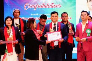 Som Sapkota Honored With Esteemed National Social Welfare Award 2024