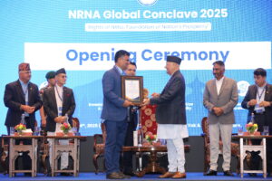 A Journey of Leadership and Service: Honoring Som Nath Sapkota at the NRNA Global Conclave 2025