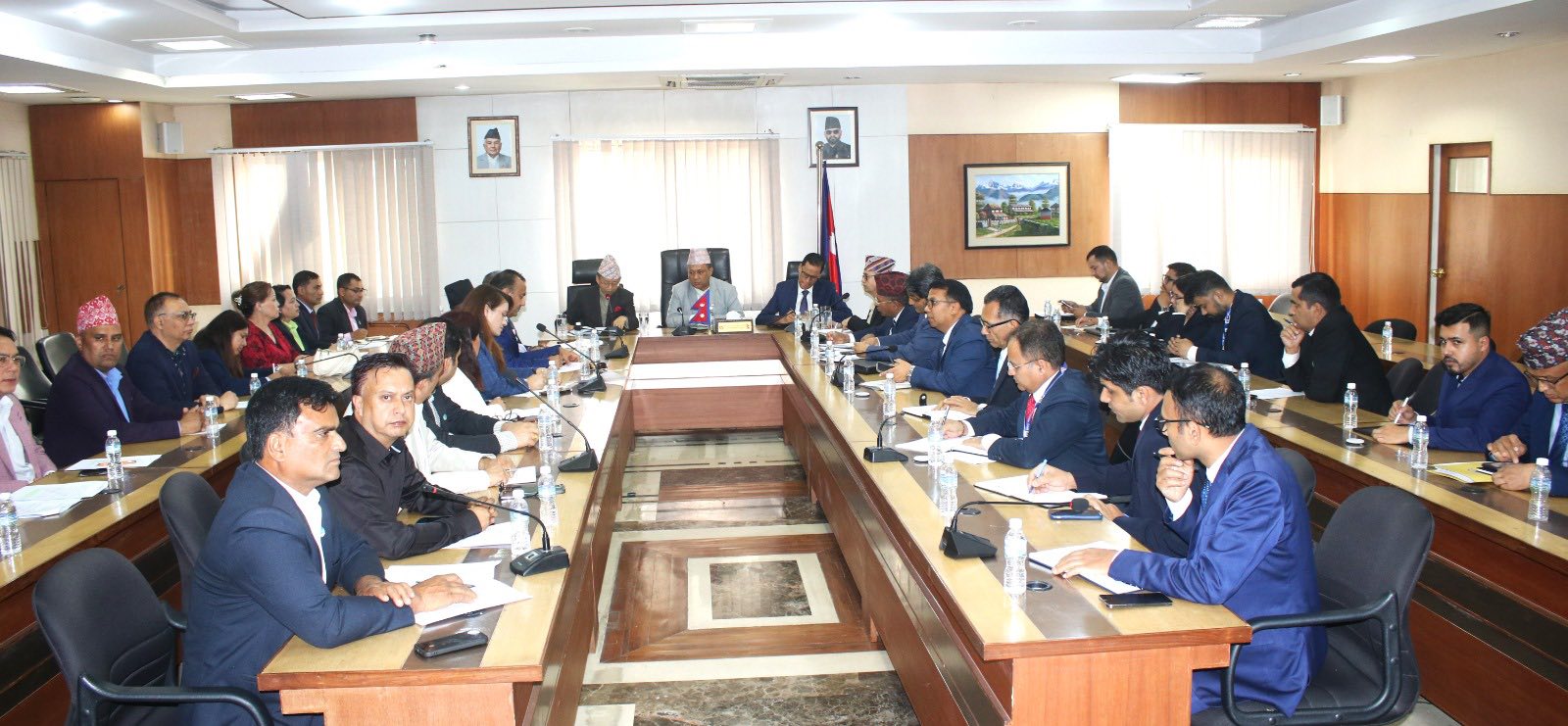 NRNA participated in a productive discussion with the Ministry of Foreign Affairs on the draft Non-Resident Nepali Act today