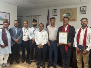 भरतपुर महानगरको अन्तर्राष्ट्रिय पर्यटन प्रवर्द्धकमा सोमनाथ सापकोटा नियुक्त