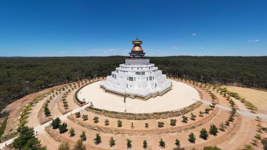 The Great Stupa of Universal Compassion: The Statue of Bodhisattva Siddhartha Initiative Strengthening the Spiritual Bond Between Australia and Nepal 1 som sapkota